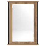 VidaXL Armoire à miroir de salle de bain chêne artisanal 42x12x60 cm