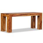 vidaXL Banc Bois massif 110x35x45 cm