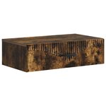 vidaXL Table d'appoint murale 59 x 34 5 x 17 cm Bois d'ingénierie