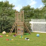 vidaXL Aire de jeux d'extérieur bois de pin imprégné
