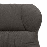 vidaXL Fauteuil relaxant Gris foncé 69 x 74 x 93 cm tissu