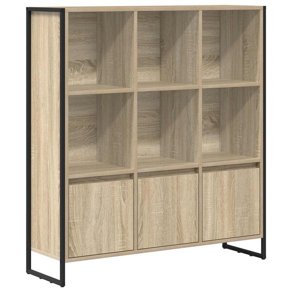 vidaXL Bibliothèque 2 Pièces Sonoma 99 5 x 30 x 108 cm Bois d'ingénierie