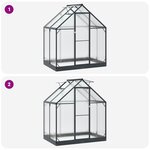 vidaXL Serre de jardin 183 5 x 123 x 207 cm