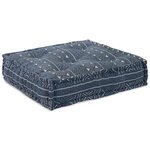 vidaXL Canapé Modulable Impression Indigo 70 x 70 x 56 cm tissu