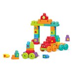 Mega bloks first builders le train de l'alphabet - 50 blocs - 12 mois et +