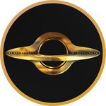 Monnaie BLACK HOLE V1 Argent 200 Francs Chad 2023