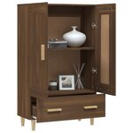vidaXL Buffet Chêne marron 70x31x115 cm Bois d'ingénierie