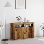 vidaXL Buffet Bois ancien 116 x 30 x 75 cm Bois d'ingénierie