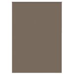vidaXL Store enrouleur occultant 144 4 x 230 cm  largeur du tissu 140 cm  couleur café