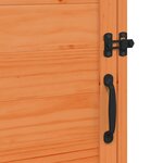 vidaXL Abri de jardin Marron 59 x 56 x 113 5 cm Bois de Sapin Massif