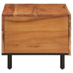 vidaXL Table basse 80x50x40 cm bois massif d'acacia