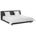 vidaXL Couette avec oreiller 3 pc Blanc Microfibre
