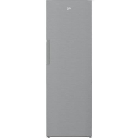 Réfrigérateur beko - pose libre - monoporte tout utile - no frost - 381 litres - métal brossé