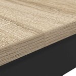 vidaXL Table de salle à manger / Table de repas MÉTAL