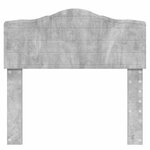 vidaXL Tête de lit Gris béton 75 cm Bois d'ingénierie