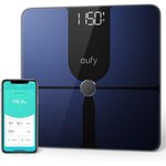 Eufy t9147 - balance connectée digitale - bluetooth - 14 mesures - jusque 16 utilisateurs - bleu