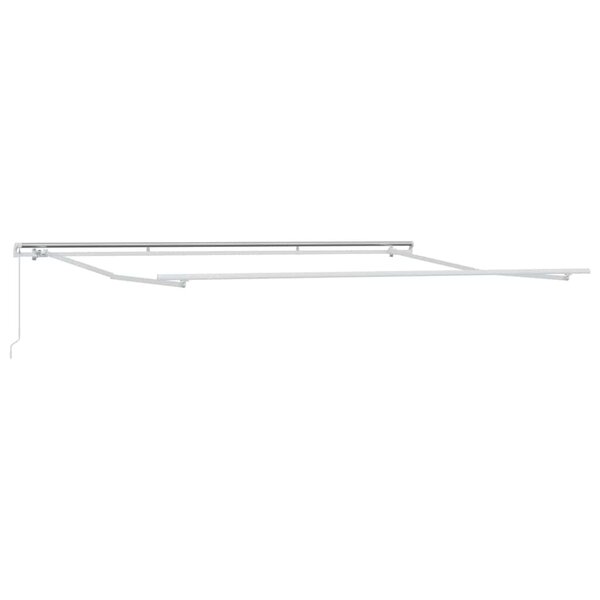 vidaXL Auvent Blanc 4 5 × 3 m Métal
