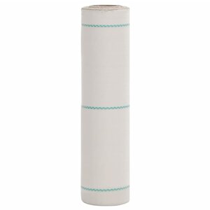 vidaXL Membrane anti-mauvaises herbes blanc 0 5x150 m PP