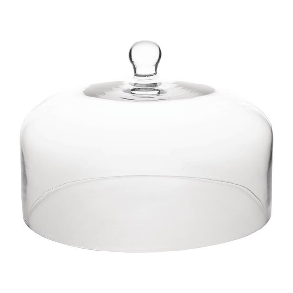 Cloche à gâteau en verre - 285(ø) mm - olympia -  - verre x200mm