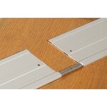 Wolfcraft ensemble d'extension de rail de guidage aluminium 115x22 cm