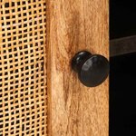 vidaXL Meuble TV Marron 105 x 33 x 46 cm Bois de mangue massif