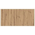 vidaXL Tête de lit avec armoire avec tiroir 3 Pièces Chêne artisanal