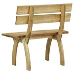vidaXL Ensemble à manger de jardin 3 Pièces Bois de pin imprégné