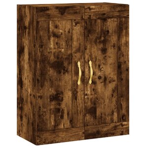 vidaXL Armoire murale chêne fumé 69 5x34x90 cm bois d'ingénierie