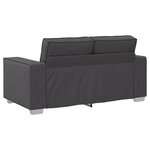 vidaXL Canapé Gris 160 x 80 x 84 cm tissu