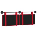 vidaXL Tête de lit suspendue Rouge Simili cuir
