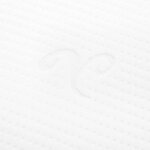 vidaXL Coussin de sommeil Uni Blanc 50 x 30 x 10 5 cm