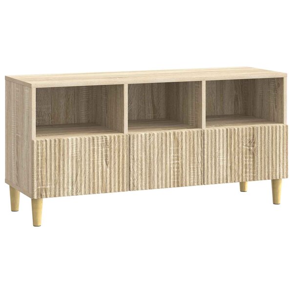 vidaXL Meuble TV 102 x 34 5 x 50 cm Chêne Sonoma Bois d'ingénierie