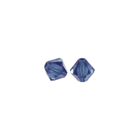 Perle cristal swarovski bleu royal ø 3 mm