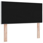 Headboard LED vidaXL Capitonné en tissu gris clair 90 cm