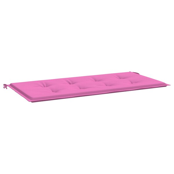 vidaXL Coussin de banc de jardin rose 120x50x4 cm Tissu Oxford
