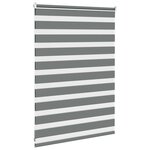 vidaXL Store zèbre gris foncé largeur du tissu 105 9 cm polyester
