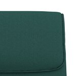 vidaXL Banc Vert foncé 100x64x80 cm Tissu