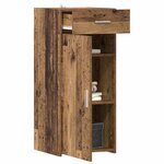 vidaXL Armoire de rangement avec tiroir Bois ancien 40 x 42 5 x 93 cm