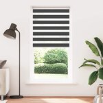 vidaXL Store zèbre noir 105x200 cm largeur du tissu 100 9 cm polyester