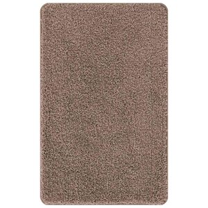 vidaXL Tapis de bain antidérapant Marron 60 x 90 cm PP