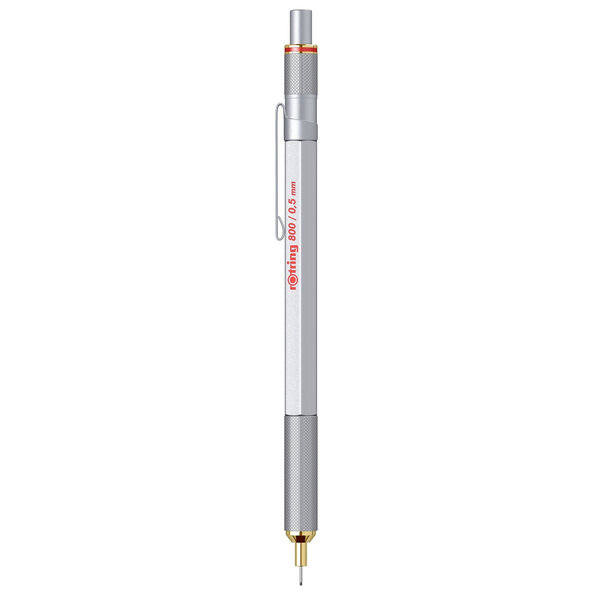 rOtring 800 Porte-mine  Argent chromé  mécanique rétractable   0.5 mm