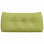 vidaXL Coussin de Dos Vert clair 100 x 24 x 50 cm tissu