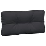 vidaXL Coussins de palette 5 Pièces noir tissu