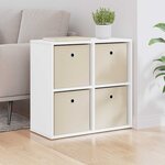 vidaXL Buffet Blanc 59 5 x 27 x 57 cm