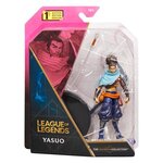 League of legends - figurine 10 cm yasuo officielle - 6062259 - avec 12 points d'articulation & accessoires - jouet collection
