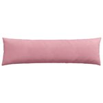 vidaXL Coussins de canapé 2 Pièces Rose 145 x 40 cm