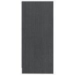 vidaXL Armoire d'appoint gris 35 5x33 5x76 cm bois de pin massif