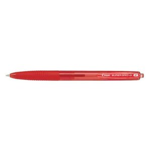 Stylo à bille rétractable SUPER GRIP G, rouge PILOT