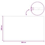 vidaXL Couverture de piscine solaire de haute qualité 300 x 200 cm