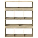 vidaXL Bibliothèque chêne sonoma 100x33x125 5 cm bois d'ingénierie